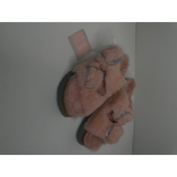 Birkenstock Arizona Teddy Shearling Platform Sandals Pink Big Buckle 36 US 5 NWT - Picture 4 of 7